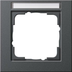 Gira Abdeckrahmen 1-fach anthrazit 109123 – Bild 1