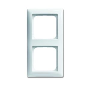 Busch-Jaeger Rahmen 2-fach alpinweiß 1722-914 – Bild 1