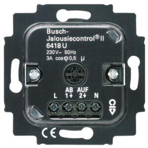 Busch-Jaeger Jalousie-Basis-Einsatz 2Schliesser 3A 690VA 6418 U – Bild 1
