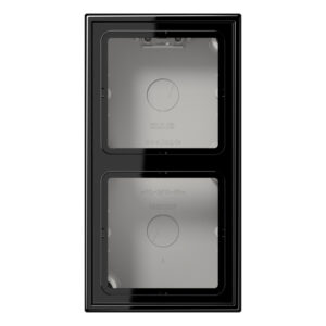 Jung AP-Kappe 2-fach schwarz angeformter Rahmen LS 582 A SW – Bild 1