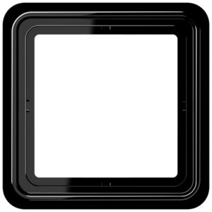 Jung Rahmen 1-fach schwarz waage/senkrecht CD 581 SW – Bild 1