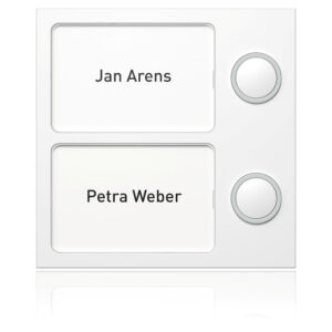 Ritto Portier Tastenmodul ws 2 Tasten,95x95x33mm 1875270 – Bild 1