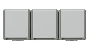 Siemens IP44 AP SCHUKO-Steckdose 3-fach waagerecht 5UB4731 – Bild 1