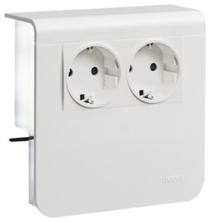 Hager SL200809009016 Geräteträger 2 STD SL 20x80 verkehrsweiß – Bild 1