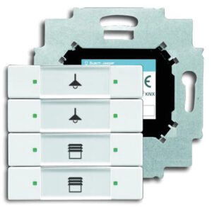 Busch-Jaeger Tastsensor 4fach mit Busankoppler 6127/01-84 – Bild 1