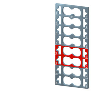 Siemens Farbkodierschilder 12x Grau + 4x rot 6ES71936CP032MA0VE10 – Bild 1