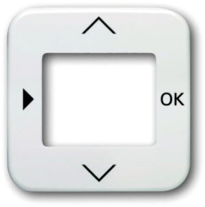 Busch-Jaeger Zentralscheibe alpinws für Timer-Bedienelement 6435-214 – Bild 1