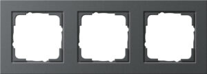 Gira Abdeckrahmen 3-fach anthrazit E2 021323 – Bild 1
