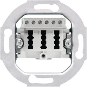 Jung TAE-Anschlussdose N-F-N-Kodierung TAE 3X6 NFNUPO – Bild 1
