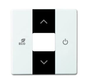 Busch-Jaeger Zentralscheibe RTR studioweiß 6235-84 – Bild 1