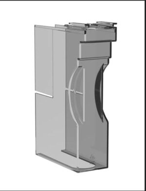 ABB Kabelabdeckung Länge 177mm CS-ZLBM/ZHBM00-L177 – Bild 1