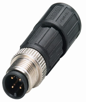 Phoenix Contact Sensor-Aktor-Stecker 4p.,M12-Stecker,ger. SACCM12MS-4QO-0,34-M – Bild 1