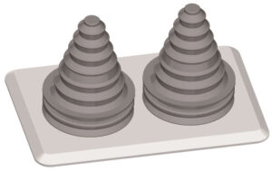 Striebel & John TZ104 Flansch 2 Kabeltüllen – Bild 1