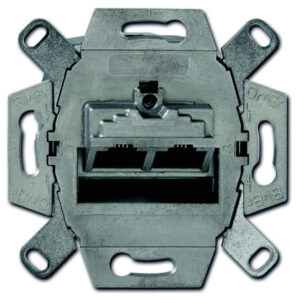 Busch-Jaeger UAE-Doseneinsatz Cat. 6, 2fach 0218/12-101 – Bild 1