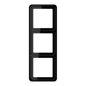 Jung Rahmen 3-fach schwarz waage/senkrecht CD 583 SW – Bild 1