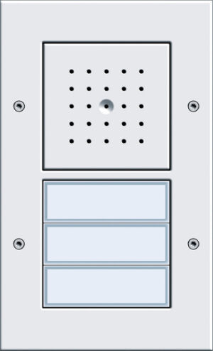Gira Türstation Aufputz 3fach reinweiß 126766 – Bild 1