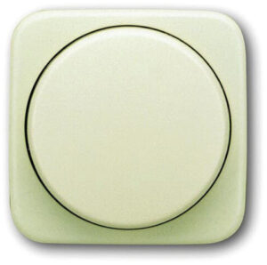 Busch-Jaeger Zentralscheibe weiß für Drehdimmer 2115-212 – Bild 1