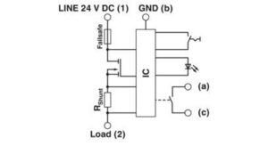 Phoenix Contact Geräteschutzschalter elektronisch CB E1 24DC/2A NO P – Bild 1