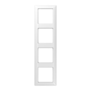 Jung Rahmen 4-fach alpinweiß waage/senkrecht AS 584 WW – Bild 1