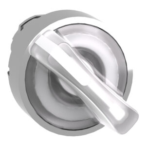 Schneider Electric Leuchtwahlschalter 2st.rast,ws für LED-M. ZB4BK1213 – Bild 1