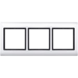 Merten Rahmen 3-fach polarweiß waage/senkrecht 400319 – Bild 1