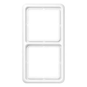 Jung Rahmen 2-fach alpinweiß waage/senkrecht CD 582 WU WW – Bild 1