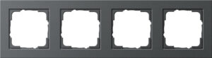 Gira Abdeckrahmen 4-fach anthrazit E2 021423 – Bild 1