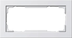 Gira Rahmen 2-fach Reinweiß glänzend ohne Mittelsteg 100229 – Bild 1