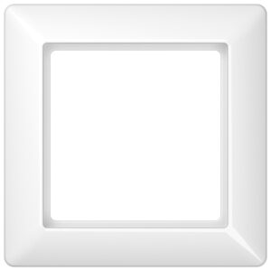 Jung Rahmen 1-fach alpinweiß waage/senkrecht AS 581 BF WW – Bild 1