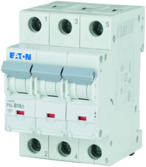 Eaton (Installation) LS-Schalter m.Beschrift. B 16A, 3p PXL-B16/3 – Bild 1
