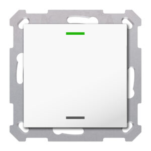 MDT technologies Taster Light 55 1-fach RGBW,rws/glä,neutral BE-TAL55T1.01 – Bild 1