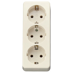 Jung Tischsteckdose 3-fach 16A 250V o.Zugentla. 10 S 23 LA – Bild 1