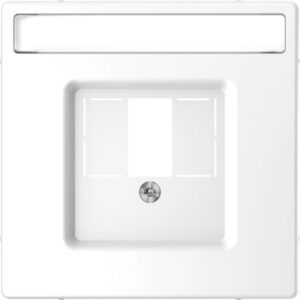 Merten Zentralplatte lotosweiß rechteck.Ausschnitt MEG4250-6035 – Bild 1