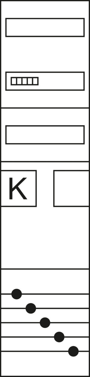 Hager ZH3ET27 Komplettfeld 1feld 1100 1ZP – Bild 1
