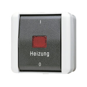 Jung Heizung-Notschalter Aus 2-pol. 802 HW – Bild 1