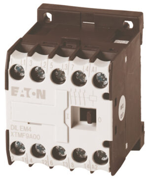 Eaton (Moeller) Leistungsschütz AC3/400V:4kW 4p DC DILEM4-G(24VDC) – Bild 1
