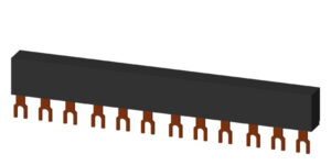 Siemens Sammelschiene 45mm 4x3 TE,Gabel 3RV1915-1CB – Bild 1