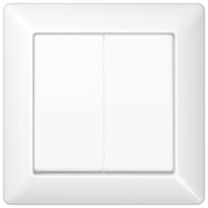 Jung Abdeckung alpinweiß für Taster AS 590-5 WW – Bild 1