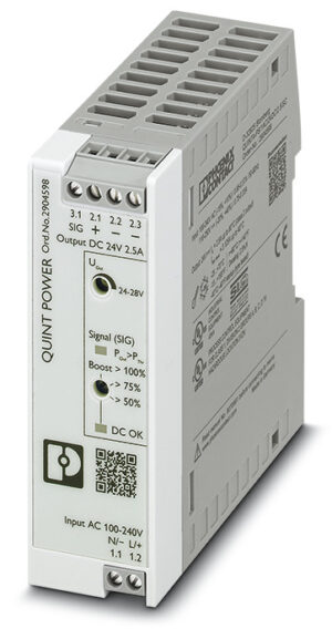 Phoenix Contact Stromversorgung 1AC/24DC/2.5/SC QUINT4-PS/#2904598 – Bild 1