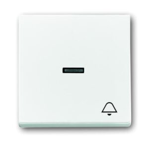 Busch-Jaeger Wippe schwarz mit Symbol Klingel 1789 KI-84 – Bild 1