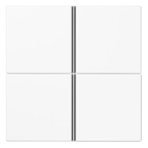 Jung Tastensatz 4-fach alpinweiß komplett LS 404 TSA WW – Bild 1