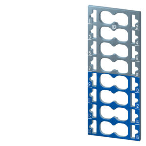 Siemens Farbkodierschilder 8x Grau + 8x blau 6ES71936CP022MA0VE10 – Bild 1