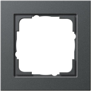 Gira Abdeckrahmen 1-fach anthrazit bruchsicher 021123 – Bild 1