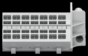 Striebel & John ZK74SH Steuerleitungsklemme 7pol./4 steckbar mit Halter – Bild 1