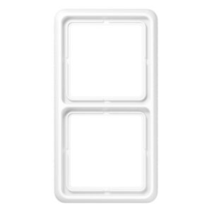 Jung Rahmen 2-fach alpinweiß waage/senkrecht CD 582 WW – Bild 1