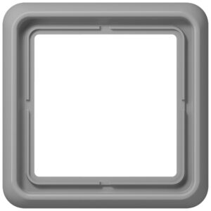 Jung Rahmen 1-fach grau waage/senkrecht CD 581 GR – Bild 1