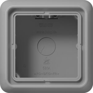 Jung AP-Kappe 1-fach grau angeformter Rahmen CD 581 A GR – Bild 1