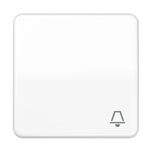 Jung Wippe Symbol KLINGEL alpinweiß für Taster CD 590 K WW – Bild 1