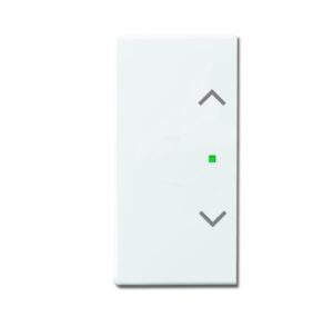 Busch-Jaeger Wippe 2-f li Symb Jalousie studioweiß 6232-20-84 – Bild 1