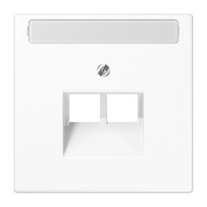 Jung Abdeckung Schriftfeld alpinweiß für IAE/UAE-Dose LS 969-2 NAUA WW – Bild 1